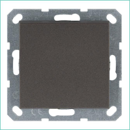 Выключатель 1-кл. 10А IP20 механизм мокко Jasmart G3011Z