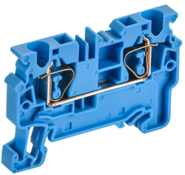 Клемма пружинная проходная CX4 BU 4кв.мм син. ARMAFIX IEK AF-CT40-00-K07-004
