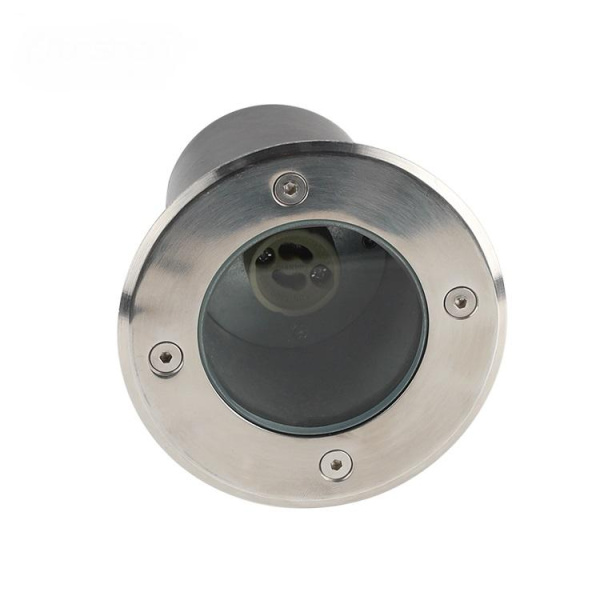 Светильник PGR R110 GU10-1 max 50Вт GU10 IP67 230В Chrome под лампу грунтовый для ландшафтного освещения JazzWay 5040052