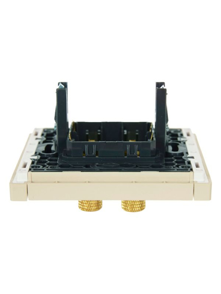 Аудиорозетка 4-м FORTE&PIANO FP439 ваниль IEK FP-S40-K10