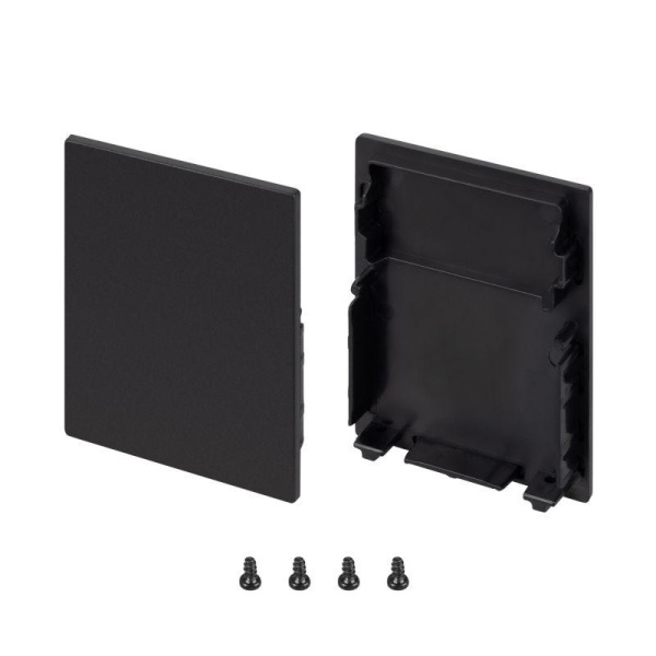 Заглушка SL-LINE-4050-3L-MIDDLE BLACK глухая пластик (комплект) Arlight 044676