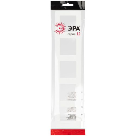 Рамка 5-м Эра12 12-5005-01М бел. матов. Эра Б0065742