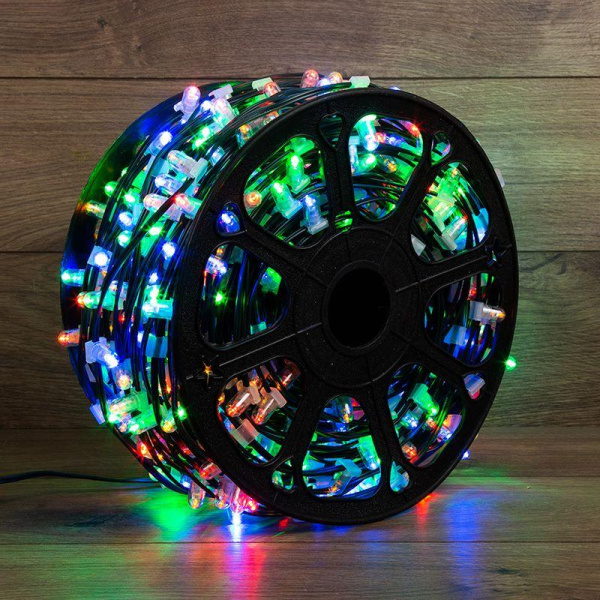 Гирлянда светодиодная "LED ClipLight" 1.5м 665LED мультиколор 80Вт 12В IP65 (уп.100м) Neon-Night 325-129