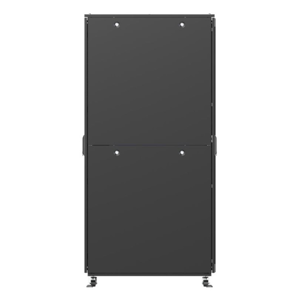 Шкаф напольный разобранный 19дюйм IT-CQE-N 42U 600х1000мм крыша с вырубкой дверь стекло и двойная сплошная металл двойные боковые панели черн. RAL9005 DKC R5ITN42610FG1M1SB