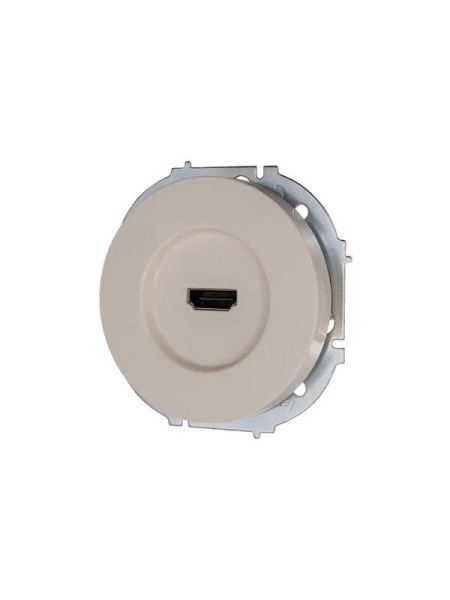 Розетка HDMI 1-м СП OSEN механизм сл. кость LEZARD 743-9088-203