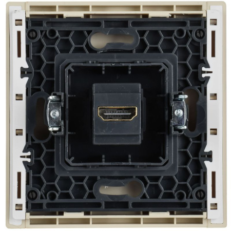Розетка HDMI FORTE&PIANO FP440 ваниль IEK FP-H10-K10