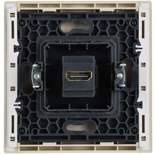 Розетка HDMI FORTE&PIANO FP440 ваниль IEK FP-H10-K10