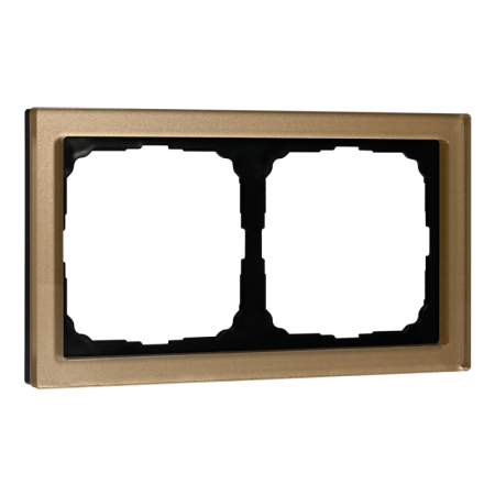 Рамка 2-м ArtGallery Pure органич. стекло шампань SE GAL320502