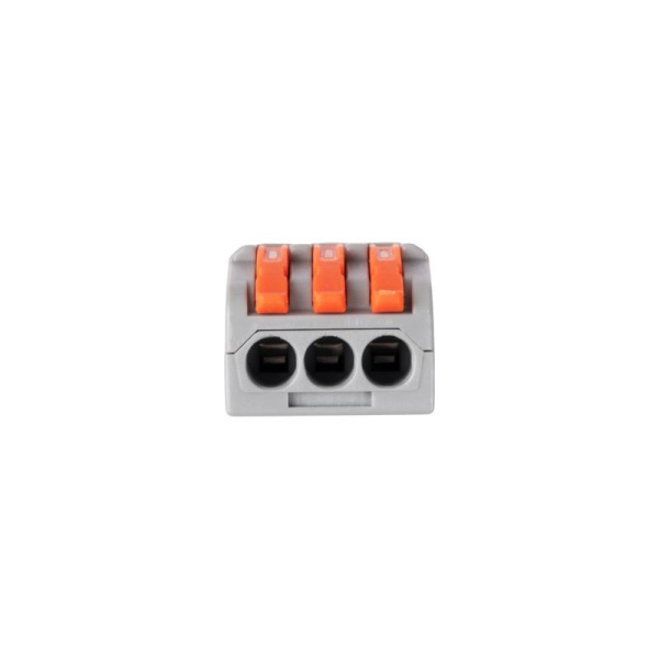 Клемма монтажная СМК PTC-3P 4233 BL/3 450В 32А 0.08-2.5(4.0)кв.мм JazzWay 5073708
