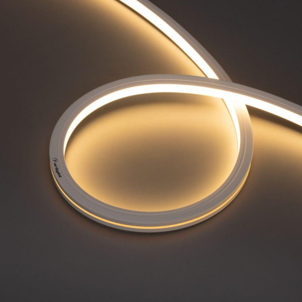 Лента герметичная MOONLIGHT-PRO-TOP-X320-16x16mm 48В Warm3000 (10Вт/м IP67 30m wire x2) вывод боковой (уп.30м) Arlight 061068