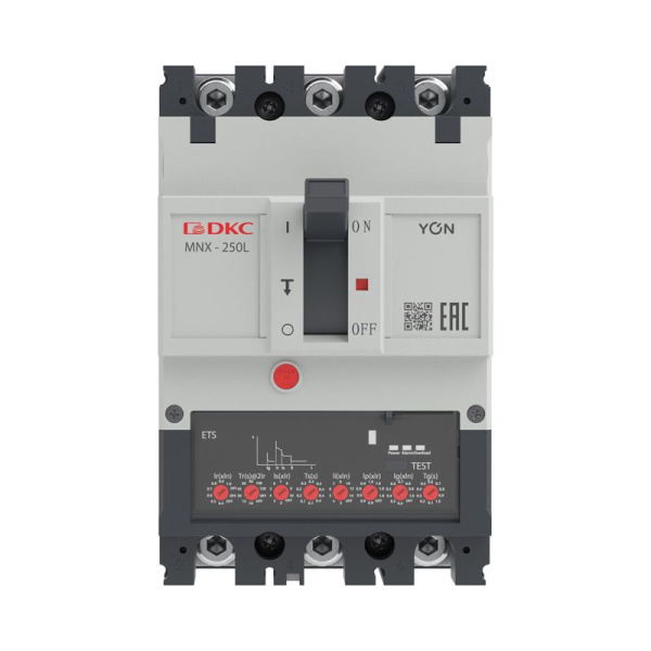 Выключатель автоматический 3P 100А 70кА pro MNX250L при AC415V расцепитель ETS YON MNX250L3PETS0100