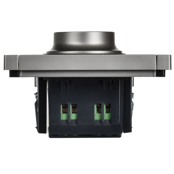 Светорегулятор поворотно-нажимной СП FORTE&PIANO FP554 600Вт сталь IEK FP-D20-0600-K46