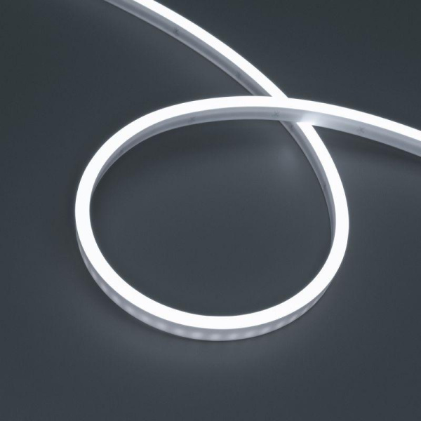 Лента светодиодная WAVE-SIDE-PU-A120-06x12mm 24В White 5700К 8Вт/м IP68 wire x1 вывод боков. герметичная (уп.3м) Arlight 052578