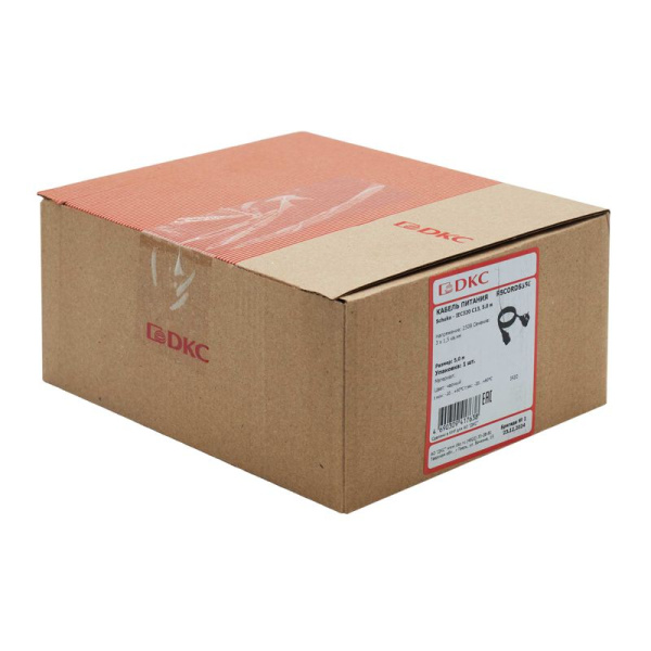 Кабель питания Sсhuko - IEC320 C13 5.0 м сечение 3х1.5кв.мм DKC R5CORDS350