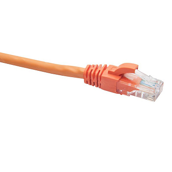 Патч-корд U/UTP кат.5E LSZH нг(А)-HF 10.0м оранж. Datarex DR-181820