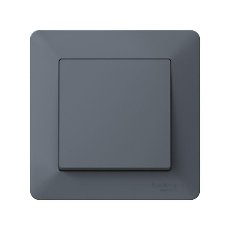 Рамка 1-м AtlasDesign Air грифель/дым. черн. SE ATN220701
