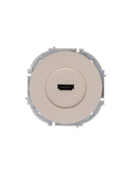 Розетка HDMI 1-м СП OSEN механизм сл. кость LEZARD 743-9088-203