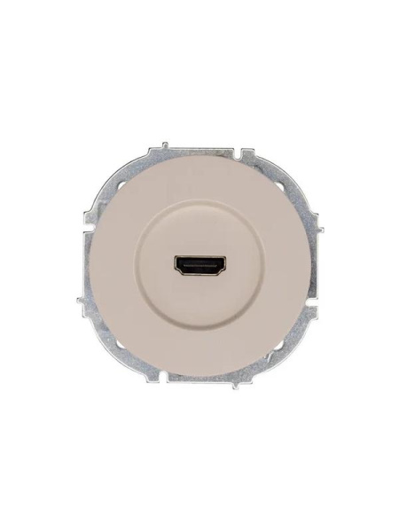 Розетка HDMI 1-м СП OSEN механизм сл. кость LEZARD 743-9088-203