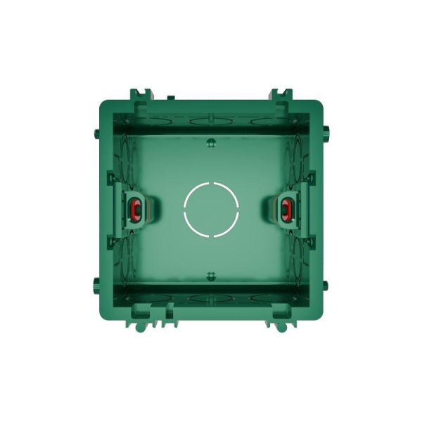 Коробка монтажная Systeme Infinity 87х87 для кладки или бетона зел. SE FSE350000