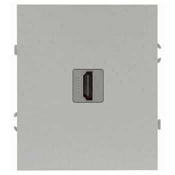 Розетка HDMI СП Arktik 16А IP20 250В алюм. 16-3114-03 Эра Б0070506