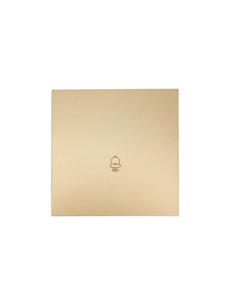 Кнопка звонка СП ZIMA IP20 безвинтов. зажим механизм зол. LEZARD 704-3688-103QC