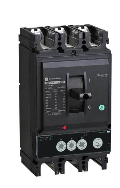 Выключатель автоматический SYSTEMEPACT CCB400 100кА 3P3D S2.3 400А рычаг SE SPC400S40023L3DF