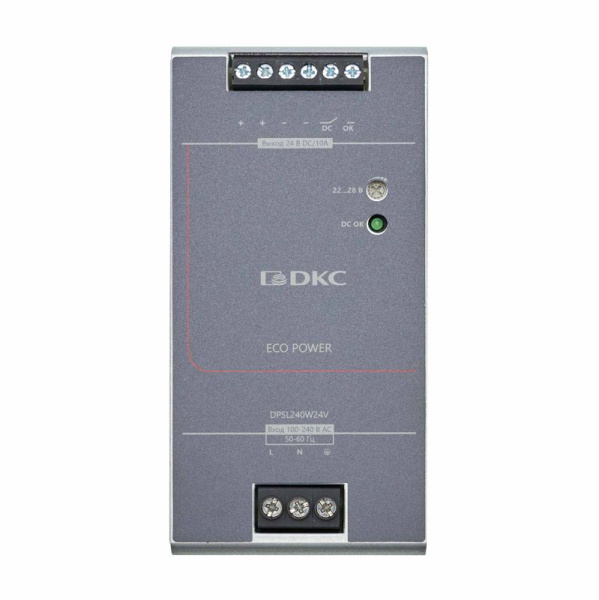 Источник питания "ECO POWER" 1ф 240Вт 10А 24В DKC DPSL240W24V