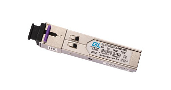 Модуль SFP WDM 1Гбит/с одно волокно SM SC Tx:1490/Rx:1550нм 24дБ до 80км DDM NIKOMAX GL-OT-SG24SC1-1490-1550