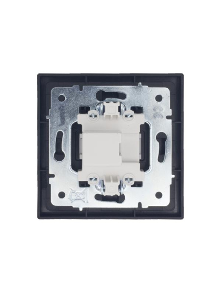 Розетка HDMI 1-м СП ZIMA IP20 механизм черн. бархат LEZARD 704-4288-203