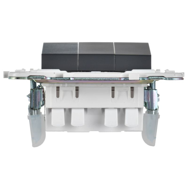 Выключатель 3-кл. SKANDY 10А SK-V11T титан IEK SK-V30-0-10-K48
