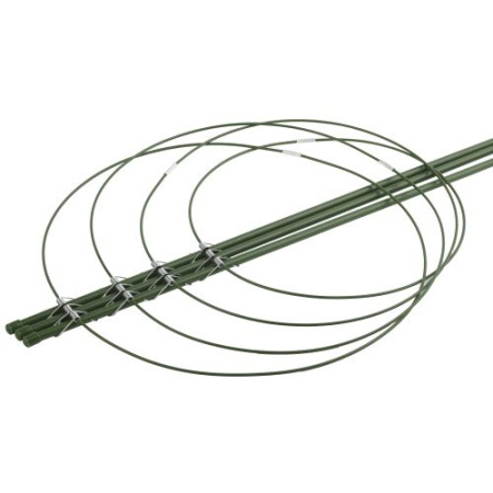 Поддержка для цветов 4 кольца 90см (60/180) GFS-4-90 Green Apple Б0008278