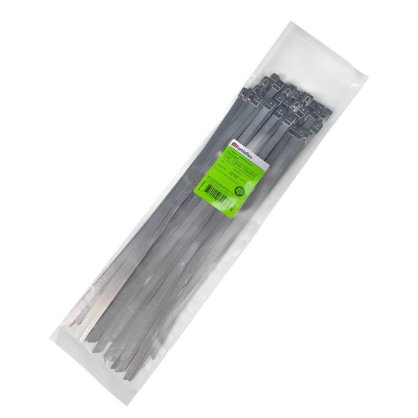 Хомут кабельный СКС (304) 7.9х300 стальной (уп.50шт) Fortisflex 103082