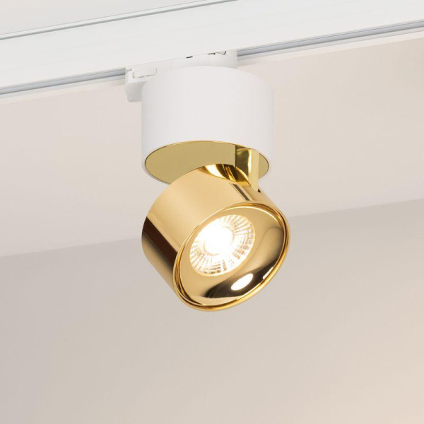 Светильник SP-PLURIO-TRACK-4TR-R77-9W Day4000 WH-BRS 36 deg 230В 9Вт 4000К IP20 метал. Arlight 038100