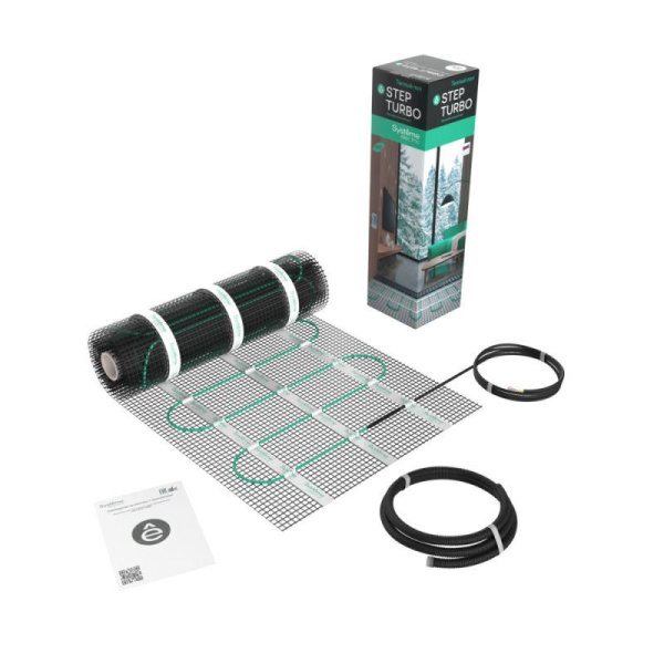 Комплект "Теплый пол" (мат) Step Turbo STM200030 200Вт/кв.м 600Вт 3кв.м SE STM200030