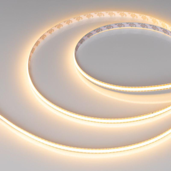 Лента светодиодная COB-X544-8mm 24В Warm 2700К 11Вт/м IP20 FreeCut свободная резка (уп.5м) Arlight 043413(1)