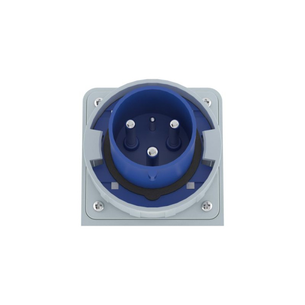 Вилка настенная 125А 2P+E 250В IP67 DKC DIS245M12593