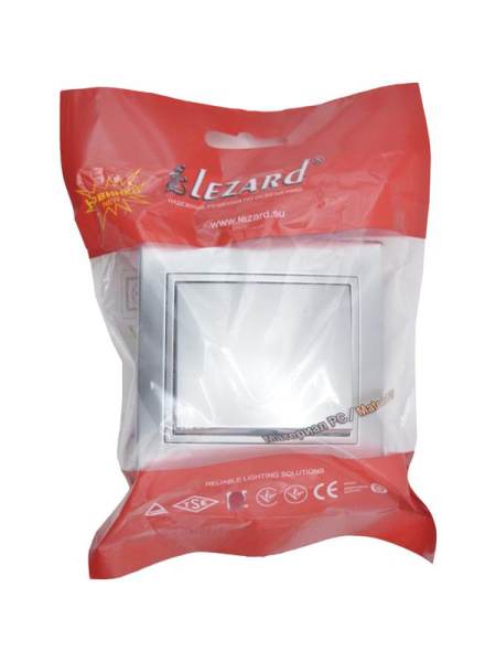 Вывод кабеля СП MIRA IP20 метал. сер. LEZARD 701-1010-197