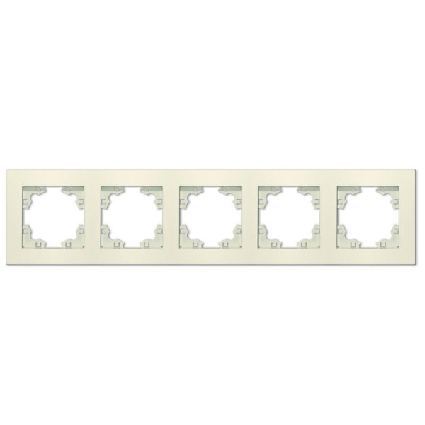 Рамка 5-м Афина универс. сл. кость (ivory) Universal A1042-I