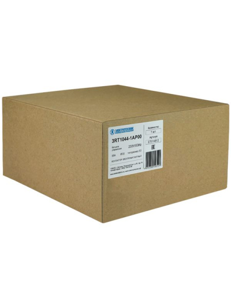Контактор электромагнитный 3RT1044-1AP00 3п 65A кат. 230В AC 50Гц IP20 AC-3 30кВт 400В типоразмер S3 винтов. клеммы Электротехник ET014812