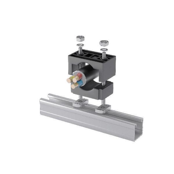 Крепление для кабеля рядное d40-60мм RKK40-60 КМ LO24122