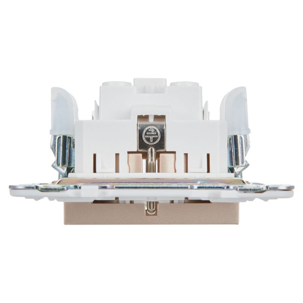Розетка SKANDY 16А с заземл. без защ. шторок SK-R05Sa песочн. IEK SK-R11-16-K98