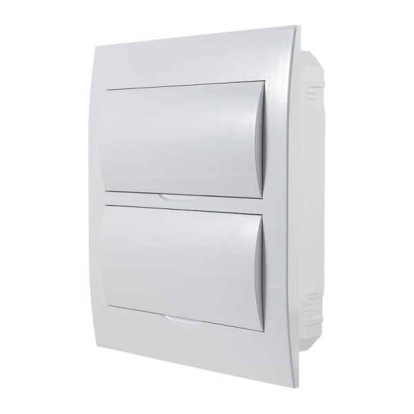 Бокс ЩРВ-П-24 IP41 пластик. бел. (бел. дверца) Rexant 11-0225