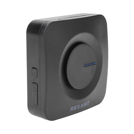 Звонок беспроводной дверной 52 мелодии IP56 черн. Rexant 73-0017