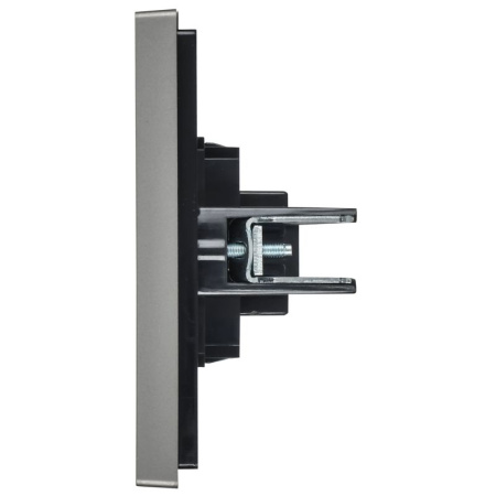 Розетка HDMI FORTE&PIANO FP540 сталь IEK FP-H10-K46