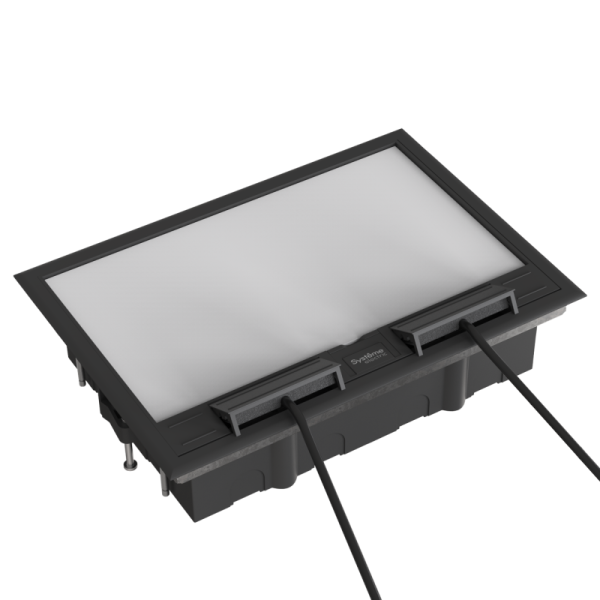 Люк MultiDesk MDK10 на 24мод. IP40 с монтажной коробкой для фальшпола SE MDK10124