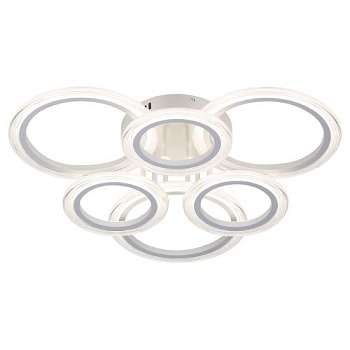 Светильник светодиодный Ring CLL-1-90-RC WH 90Вт 3000К-6000К 620х620х125 с пультом ДУ бел. Эра Б0069749