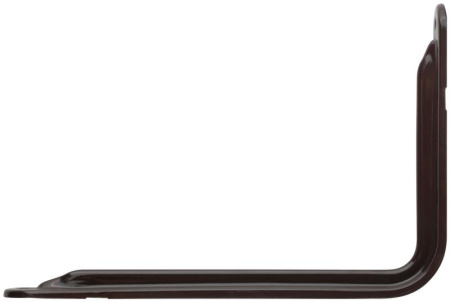 Уголок-кронштейн усиленный 160х250мм (1.0мм) корич. FIT 65968