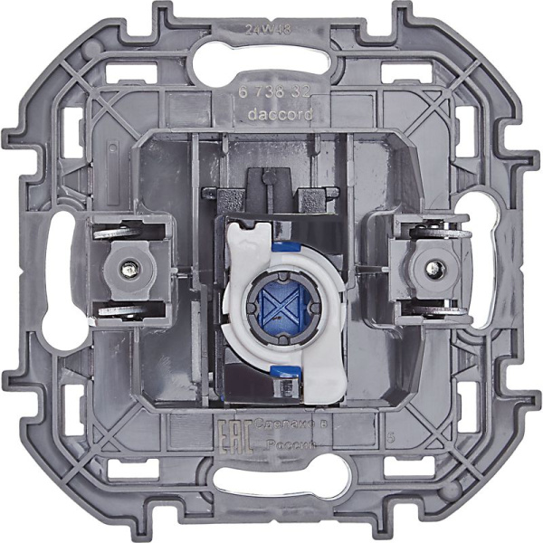 Розетка компьютерная Inspiria RJ45 кат.6 UTP механизм алюм. IEK 673832
