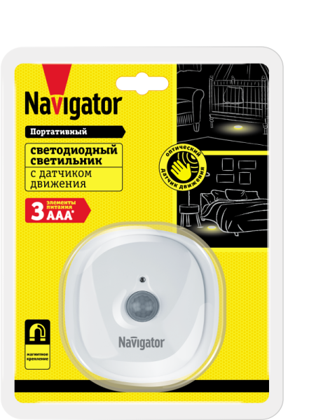 Светильник 71 712 NPL-02-3AAA-4K-LED-PIRML Navigator 71712