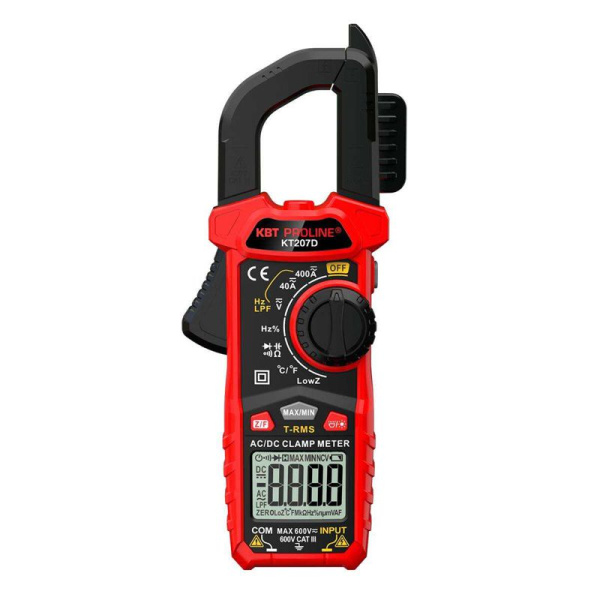 Клещи токовые цифровые KT 207D PROLINE КВТ 91920